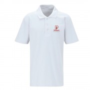 Pentyrch Primary White Polo Shirt